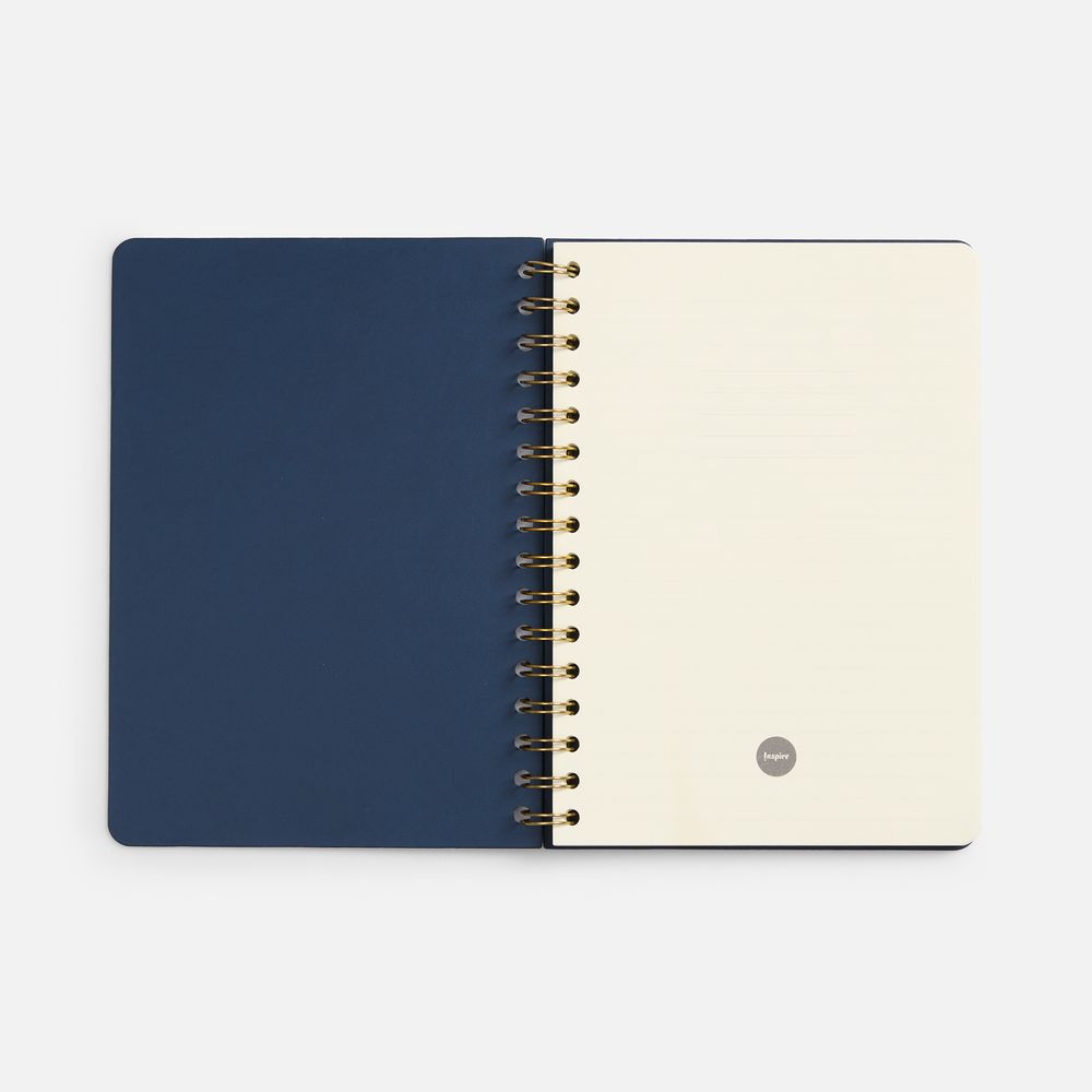 Ежедневник Spiral, недатированный, синий / Миниатюра WWW (1000)