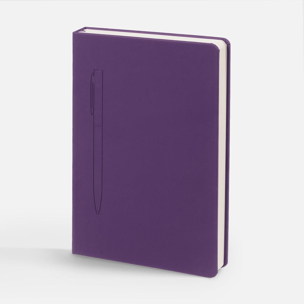 Ежедневник Magnet Shall, недатированный, фиолетовый / Миниатюра WWW (1000)