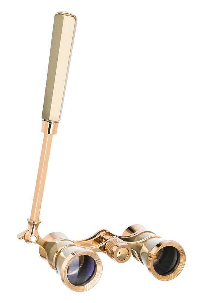 Театральный бинокль-лорнет Broadway 325E, золотистый / Миниатюра WWW (1000)