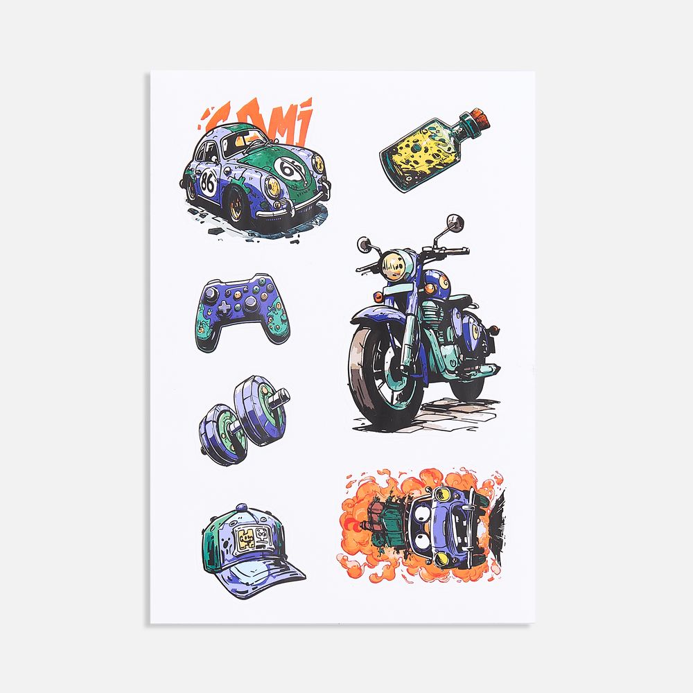 Стикерпак бумажный Thematic, 23 февраля / Миниатюра WWW (1000)