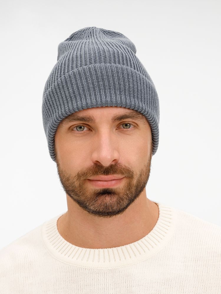 Шапка Nobilis Mono, серая (стальная) / Миниатюра WWW (1000)