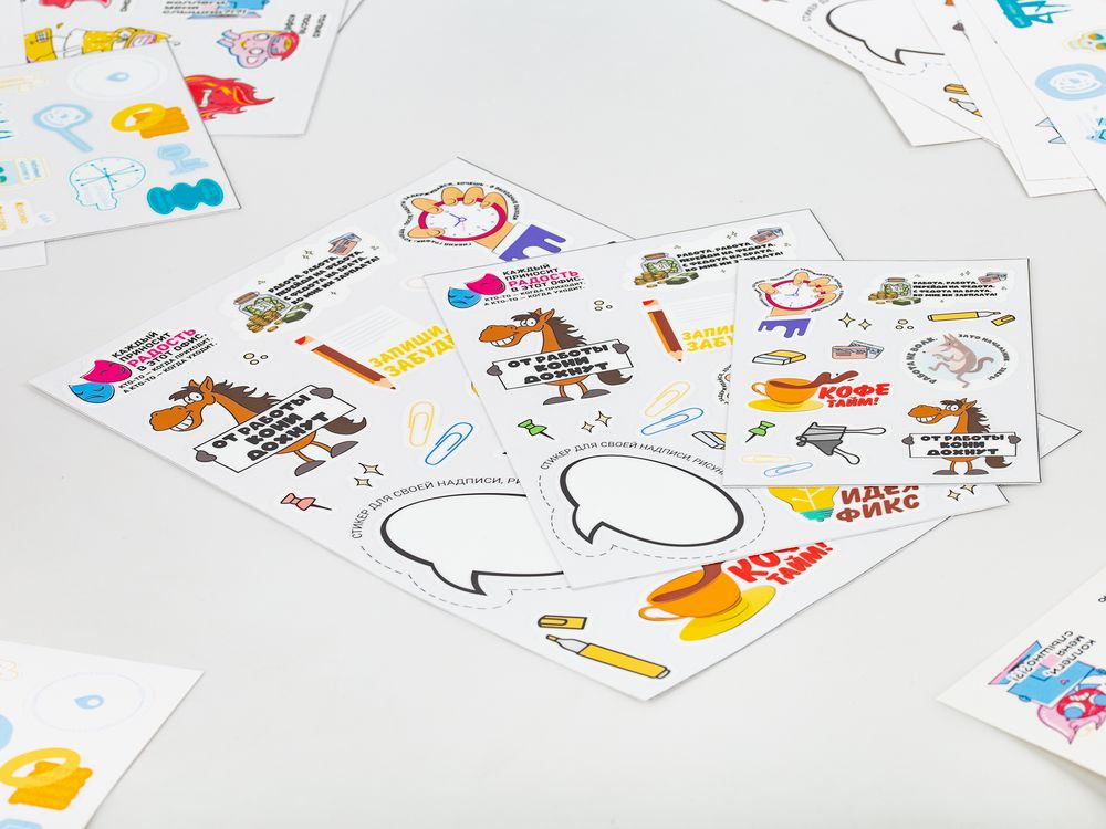 Наклейки UV-DTF Stiker Pack на заказ, S / Миниатюра WWW (1000)