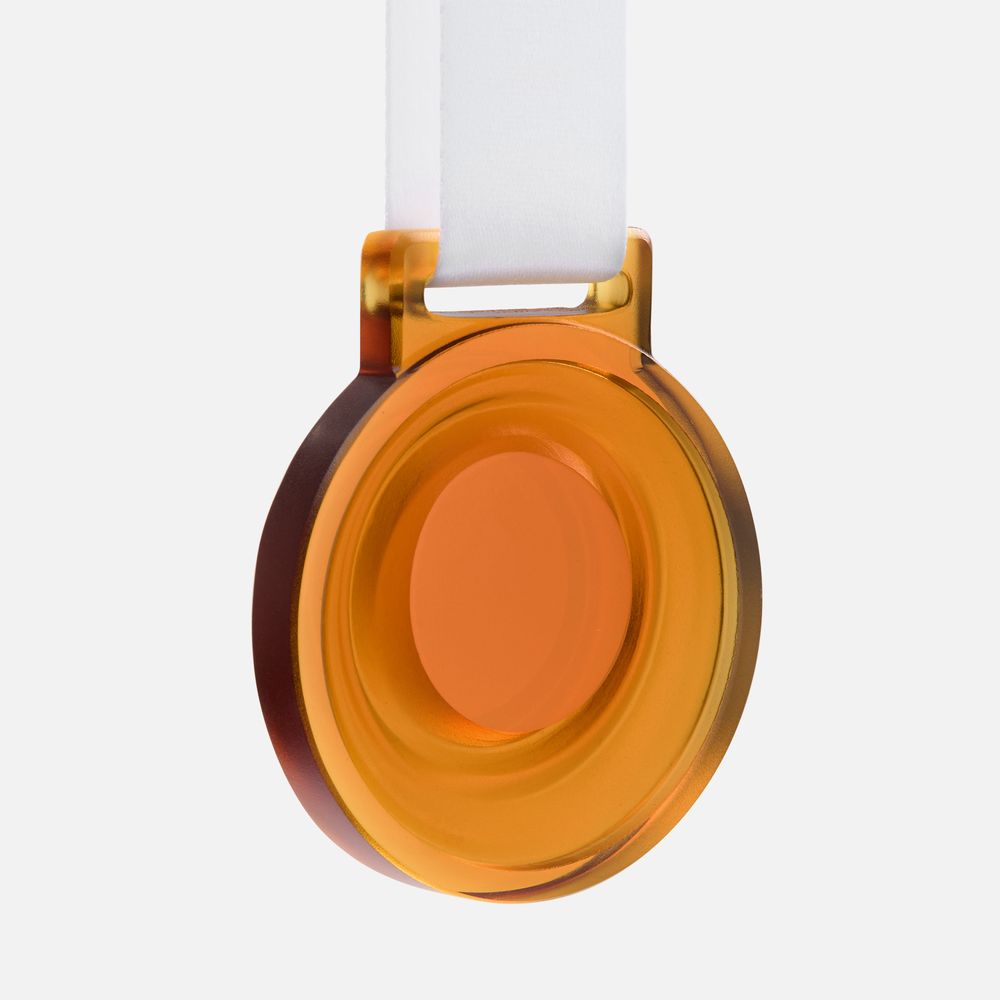 Медаль Glassglow, оранжевая / Миниатюра WWW (1000)