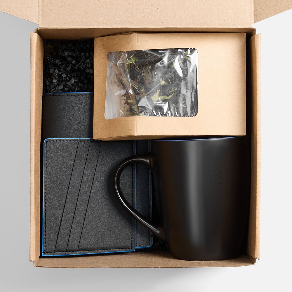 Набор Multimo Tea, черный с синим / Миниатюра WWW (1000)