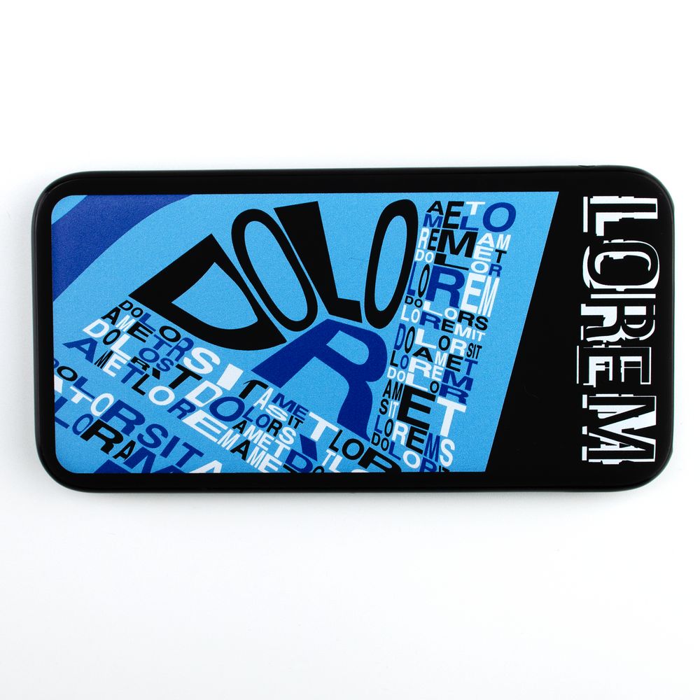 Aккумулятор Uniscend All Day Type-C 10000 мAч, черный / Миниатюра нанесения (1000)