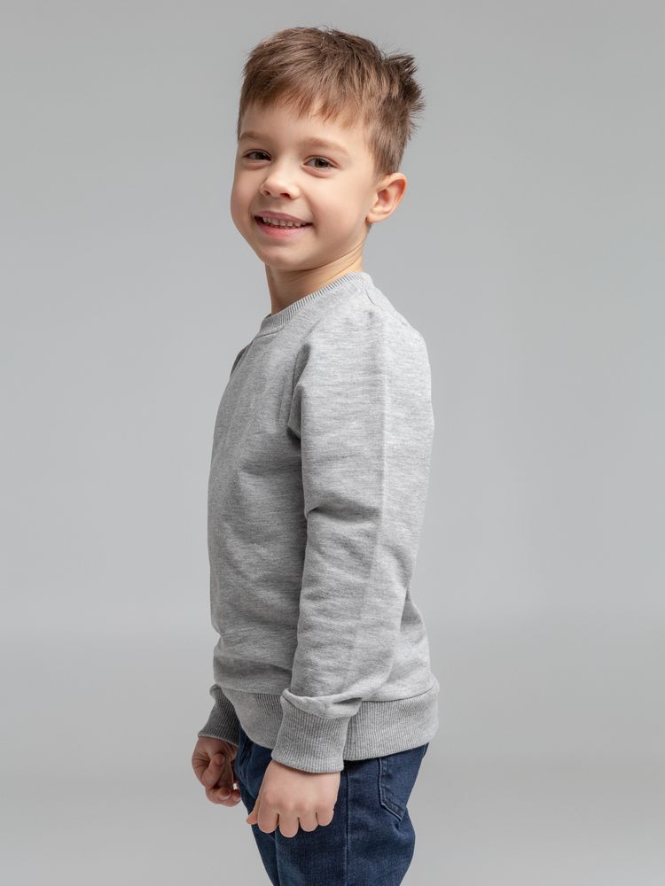 Свитшот детский Toima Kids, серый меланж / Миниатюра WWW (1000)