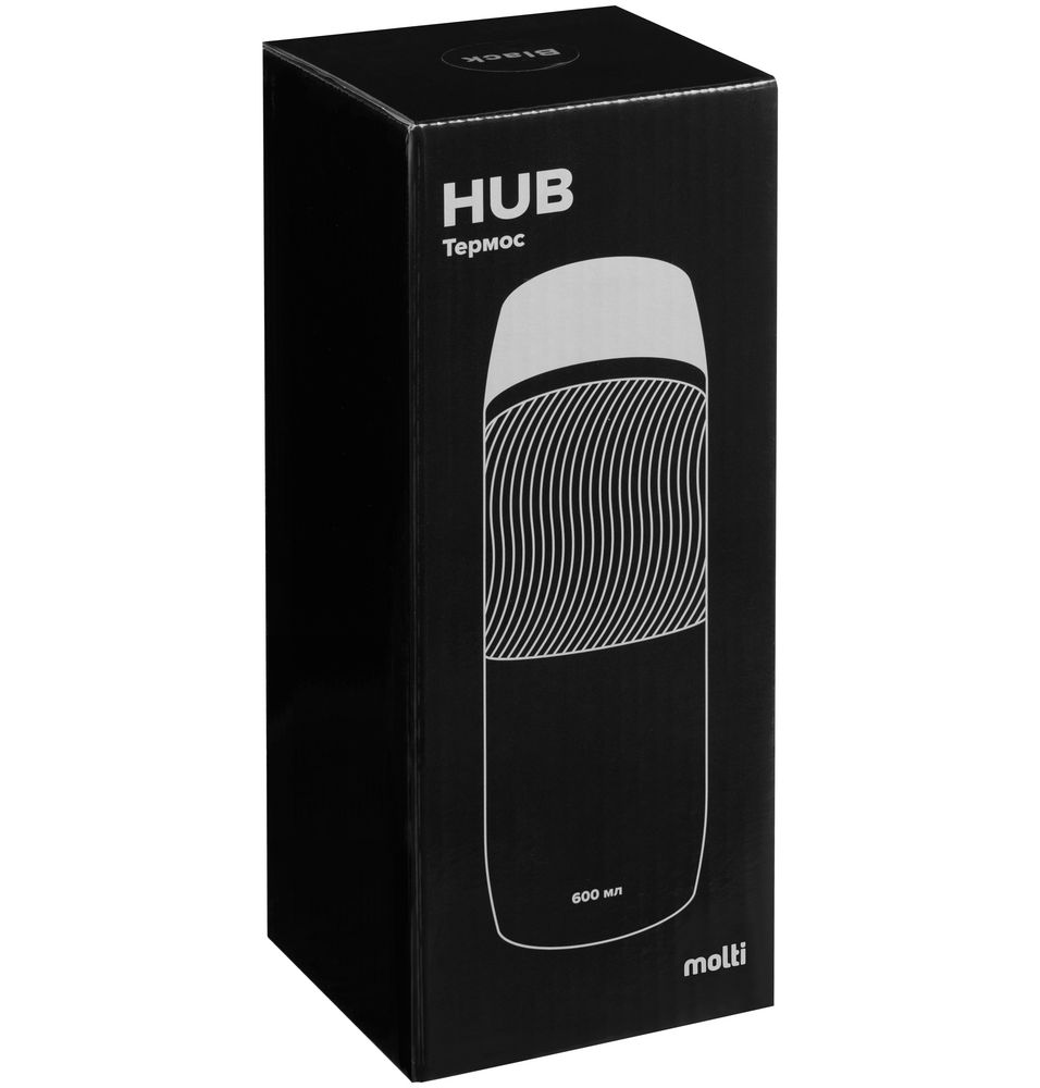 Термостакан Hub, темно-синий / Миниатюра WWW (1000)