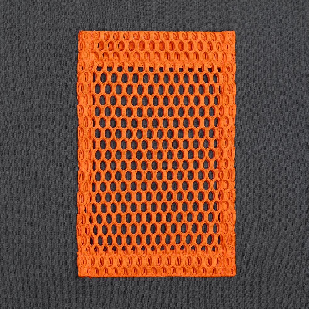 Карман из крупной сетки Pose, оранжевый неон / Миниатюра нанесения (1000)
