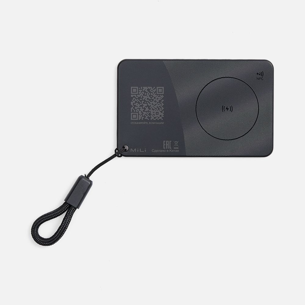 Электронная визитка-трекер MiCard Pro Duo для iPhone, черная / Миниатюра WWW (1000)