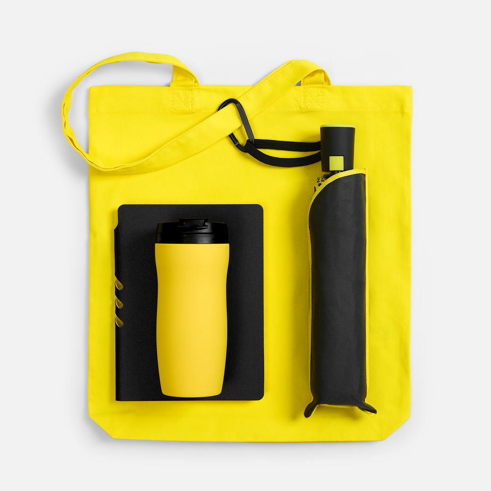 Набор Flexpen Black Walk, черный с желтым / Миниатюра WWW (1000)