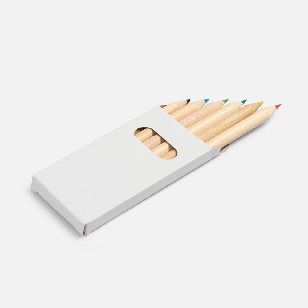 Набор цветных карандашей Pencilvania Mini, белый / Миниатюра WWW (1000)