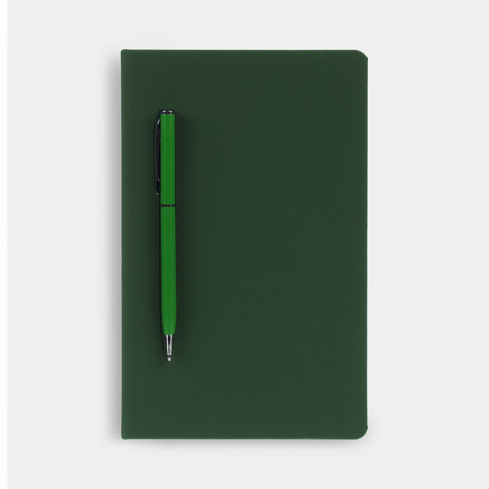 Ежедневник Magnet Shall с ручкой, зеленый / Миниатюра WWW (1000)