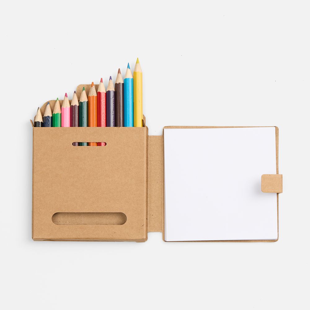 Набор цветных карандашей с блокнотом Pencilvania Traveler / Миниатюра WWW (1000)