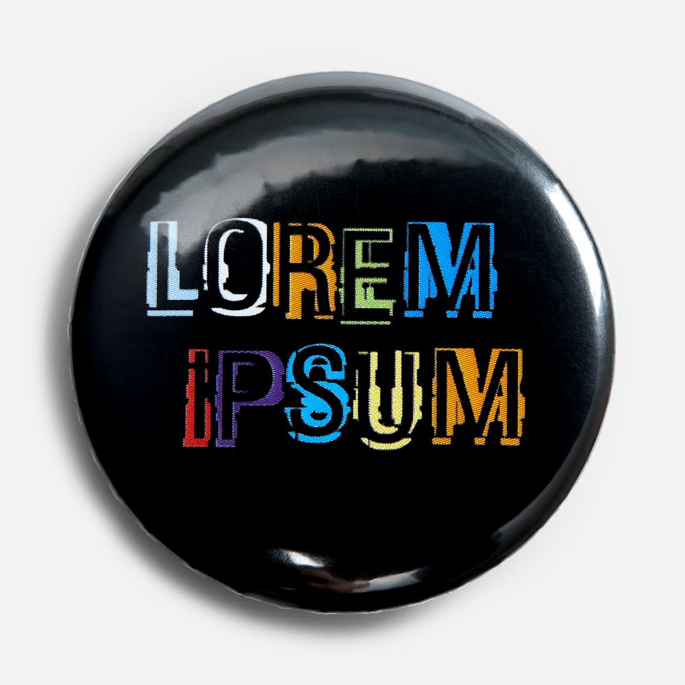 Значок закатной Pinback Print, М / Миниатюра нанесения (1000)