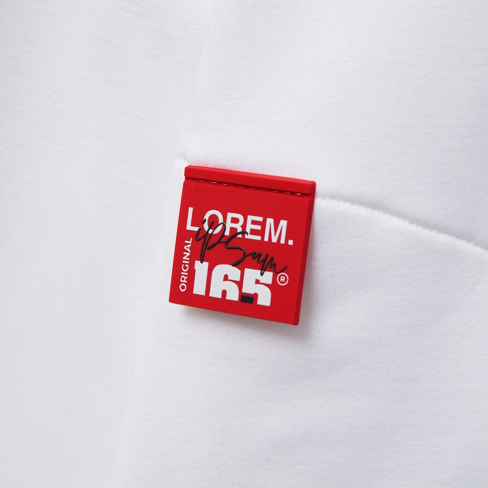 Лейбл из ПВХ Kare, красный / Миниатюра нанесения (1000)