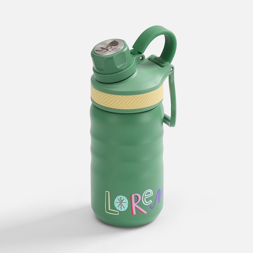 Термобутылка Fujisan 2.0 без логотипа, зеленая / Миниатюра нанесения (1000)