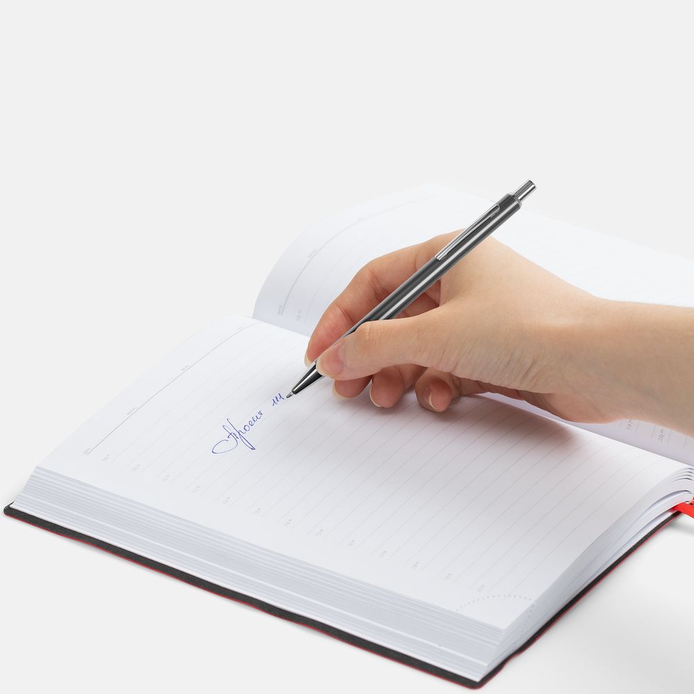 Ручка шариковая Mastermind, серая / Миниатюра WWW (1000)