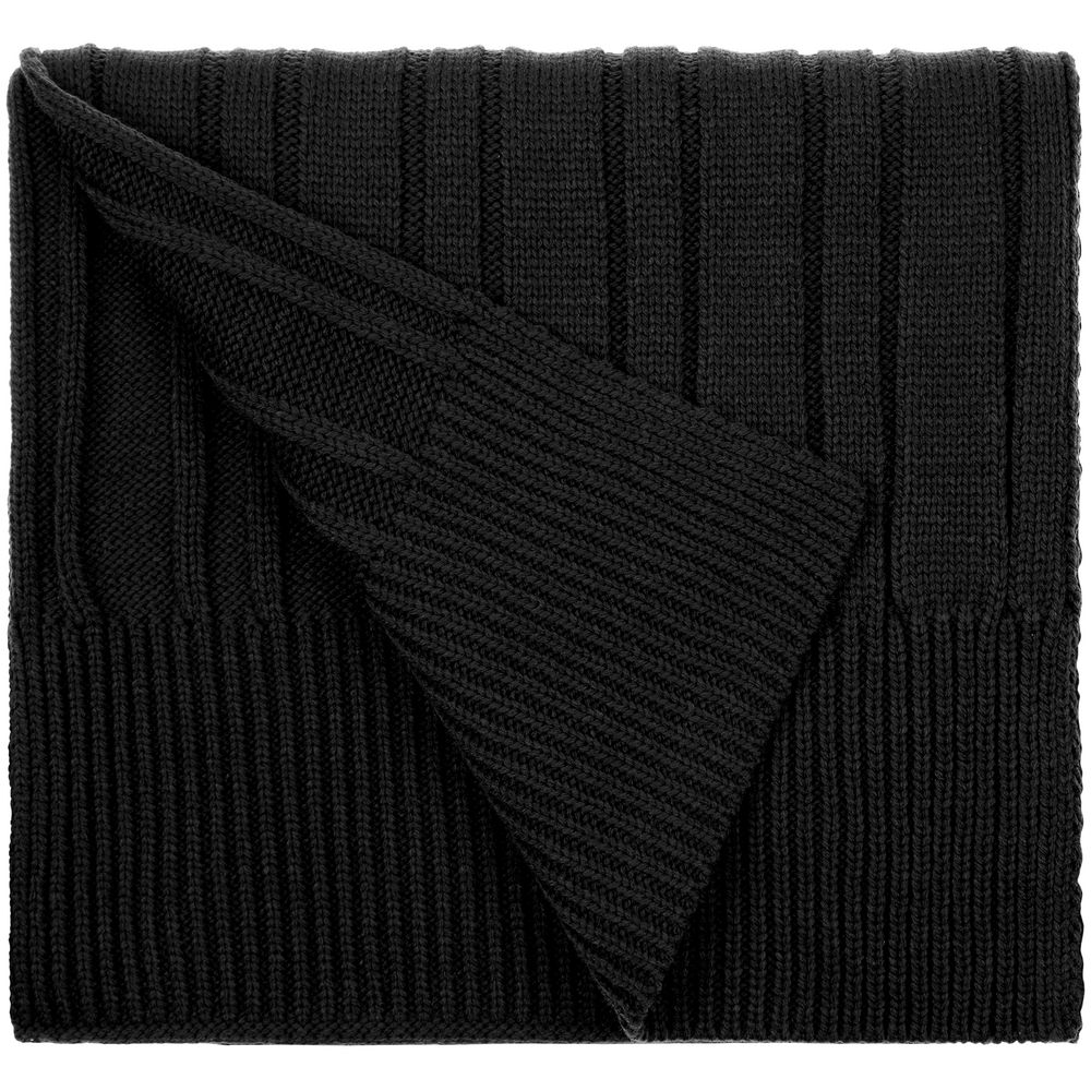 Шарф Knit Beat, черный / Миниатюра WWW (1000)