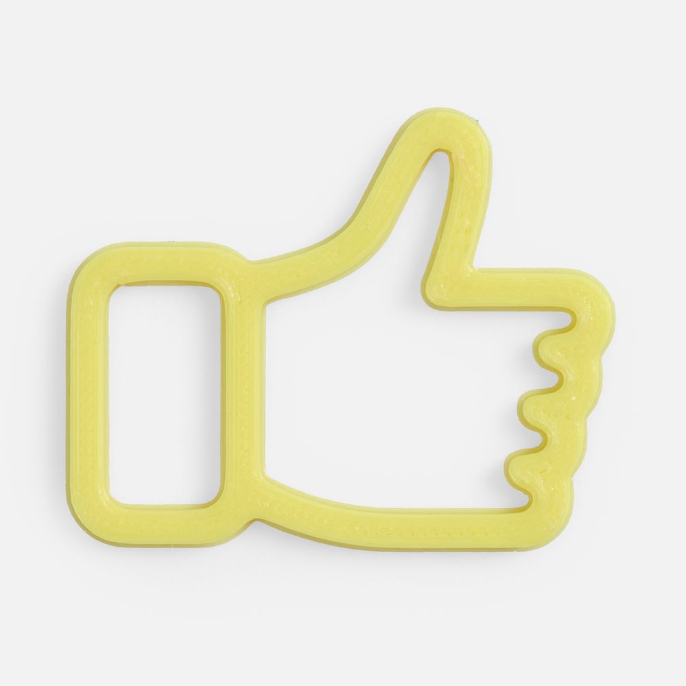 Подвеска Contour, 3D-печать на заказ, лайк / Миниатюра WWW (1000)