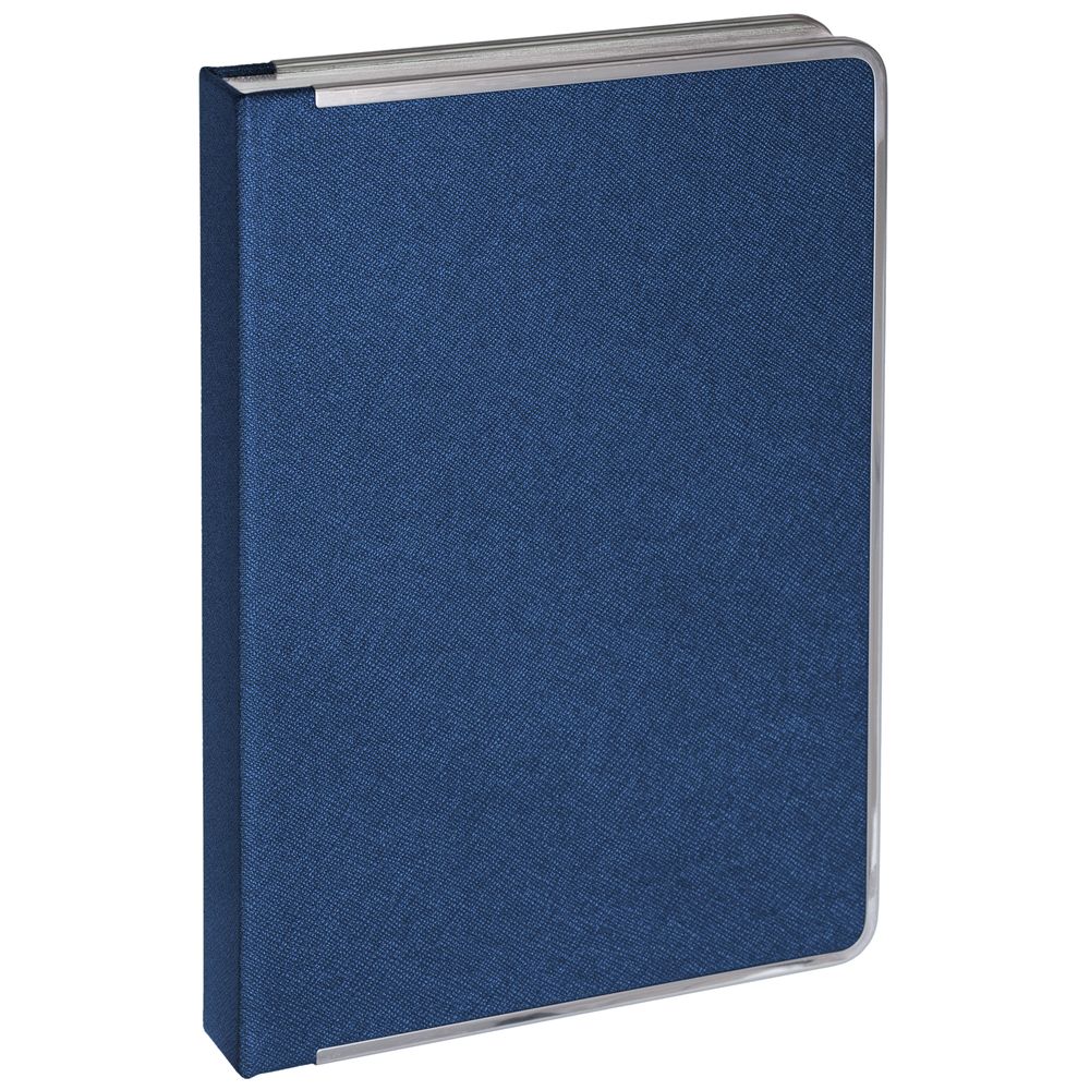 Ежедневник Frame Metal, недатированный, синий / Миниатюра WWW (1000)
