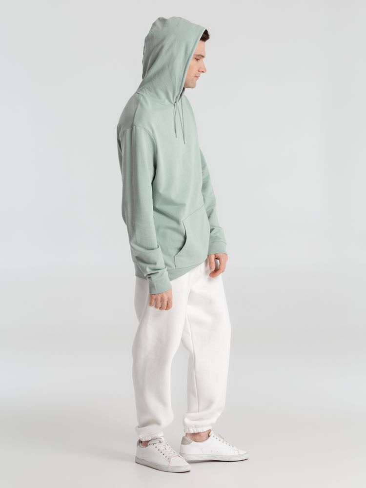 Толстовка с капюшоном унисекс Hoodie, серо-зеленая / Миниатюра WWW (1000)