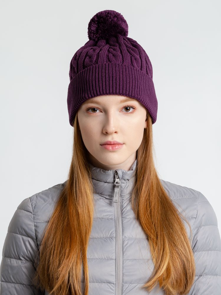 Шапка Heat Trick, баклажановая / Миниатюра WWW (1000)