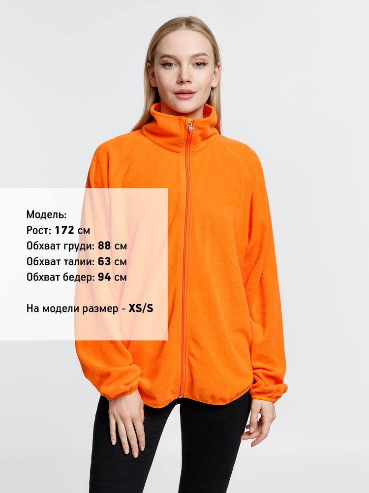 Куртка флисовая унисекс Fliska, оранжевая / Миниатюра WWW (1000)