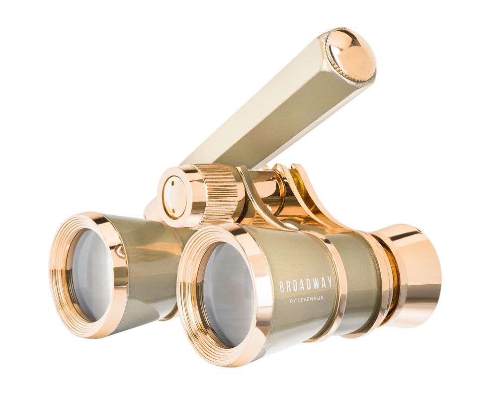 Театральный бинокль-лорнет Broadway 325E, золотистый / Миниатюра WWW (1000)