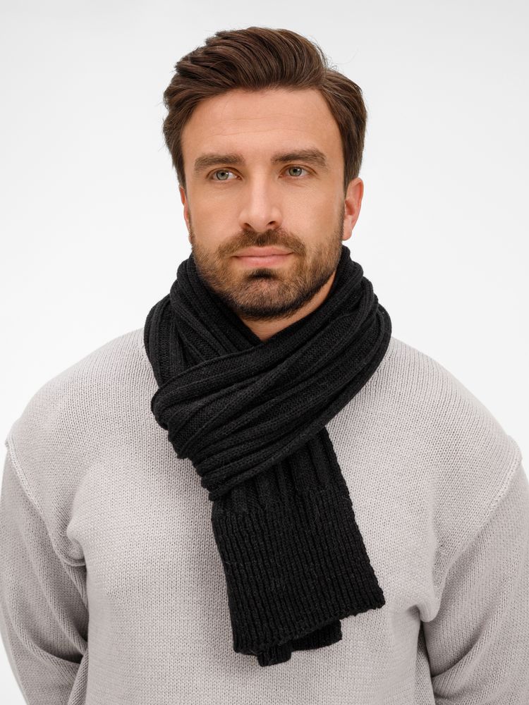 Шарф Bellish, черный / Миниатюра WWW (1000)