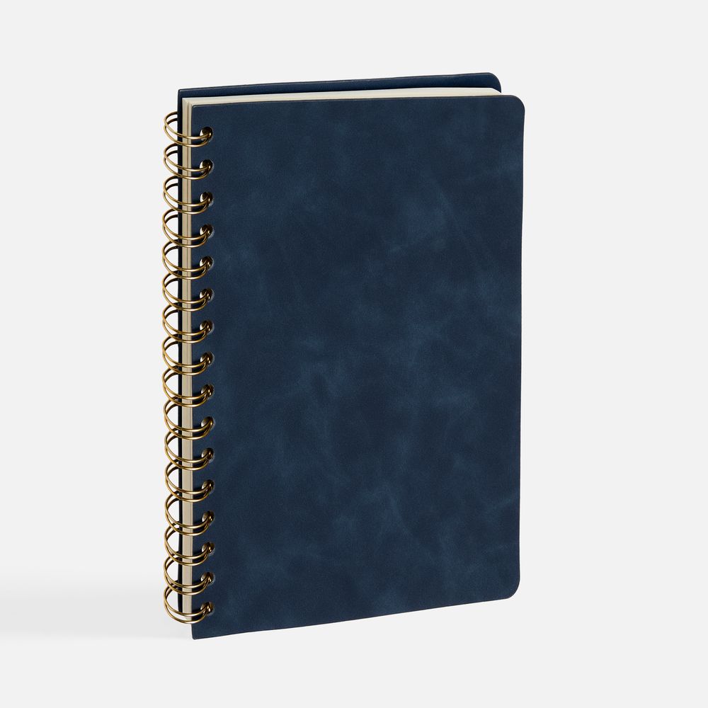 Ежедневник Spiral, недатированный, синий / Миниатюра WWW (1000)