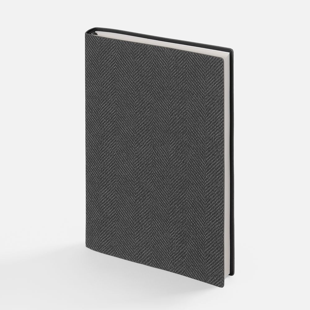 Ежедневник-органайзер Twill, недатированный, черный / Миниатюра WWW (1000)