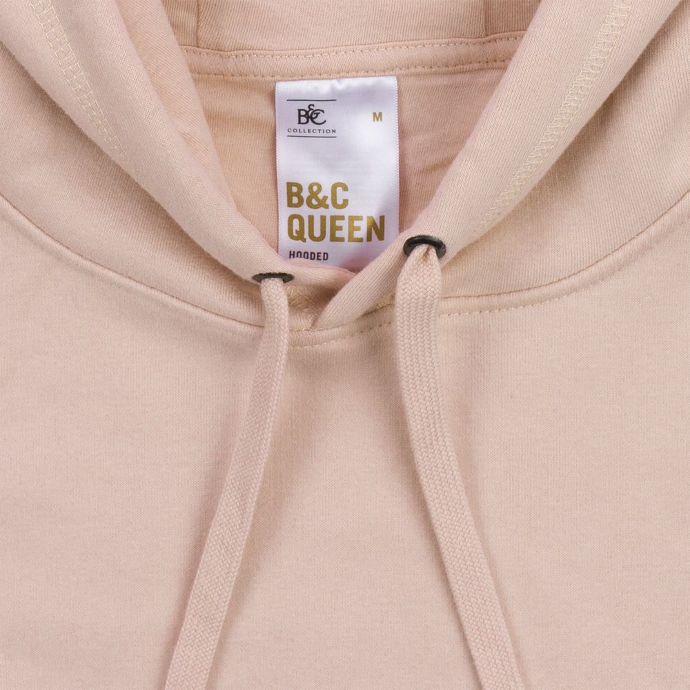 Толстовка с капюшоном женская Queen, дымчато-серая / Миниатюра WWW (1000)