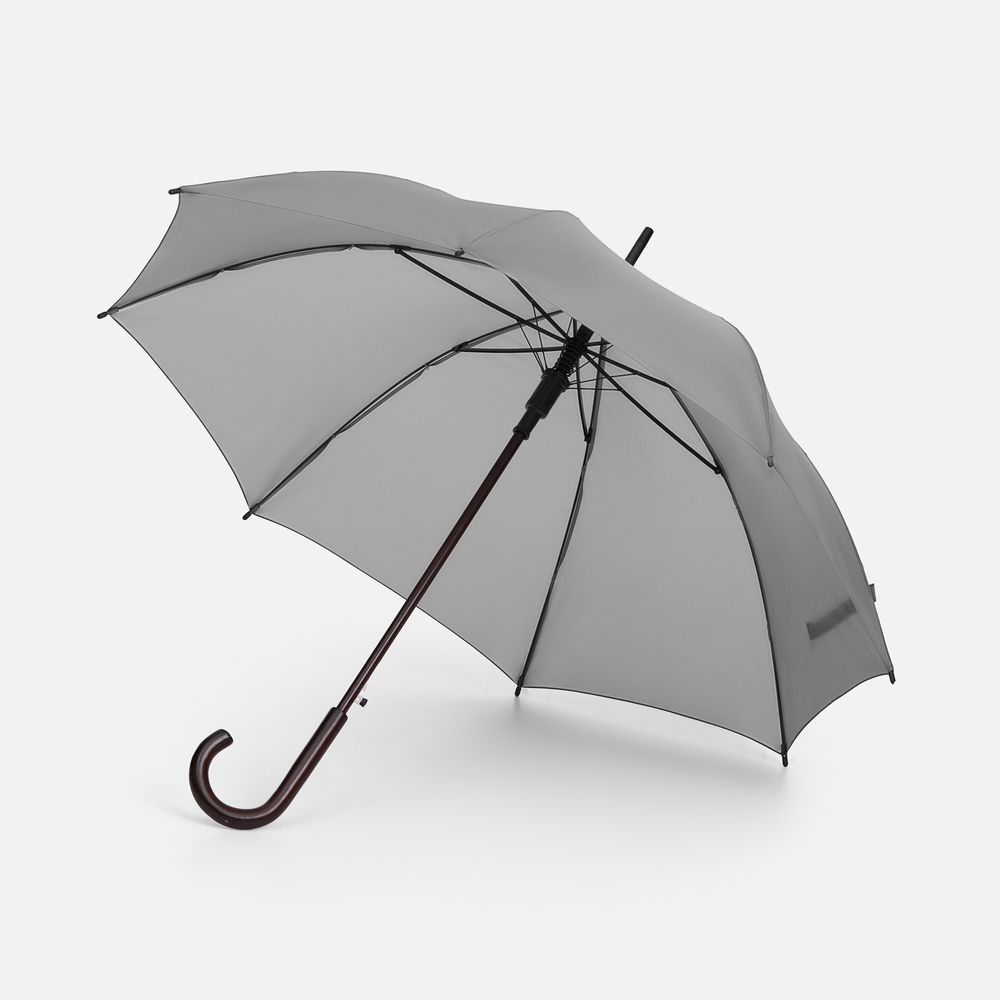 Зонт-трость Standard, серый / Миниатюра WWW (1000)