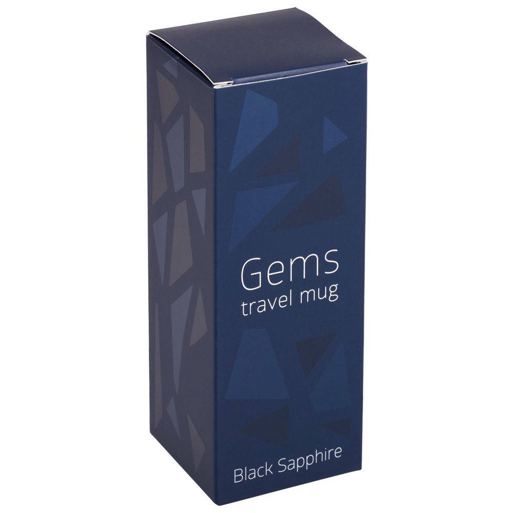 Термостакан Gems Black Sapphire, черный сапфир / Миниатюра WWW (1000)