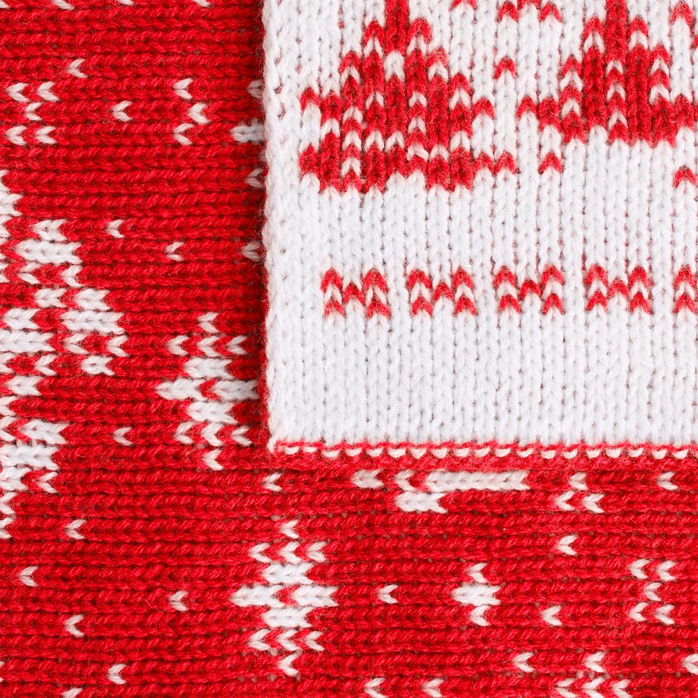 Плед Holidale, красный с молочным / Миниатюра WWW (1000)