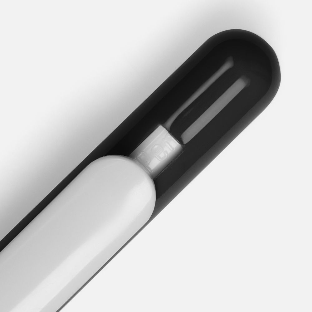 Ручка шариковая Slider, черная с белым / Миниатюра WWW (1000)