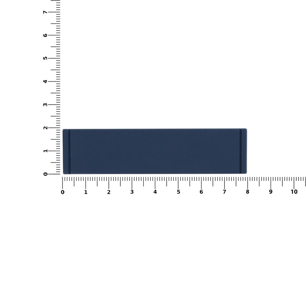 Лейбл из ПВХ Dzeta, S, темно-синий / Миниатюра WWW (1000)