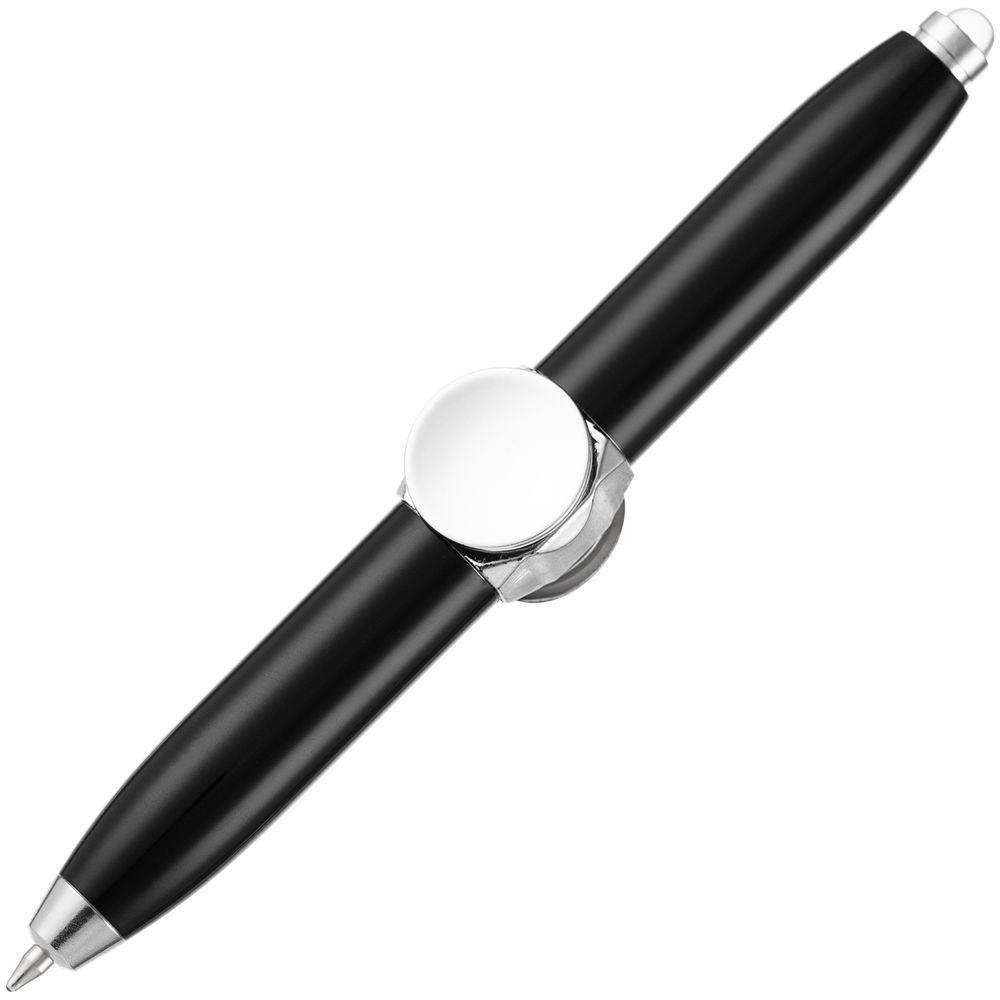 Ручка-спиннер Flipen с фонариком, черная / Миниатюра WWW (1000)