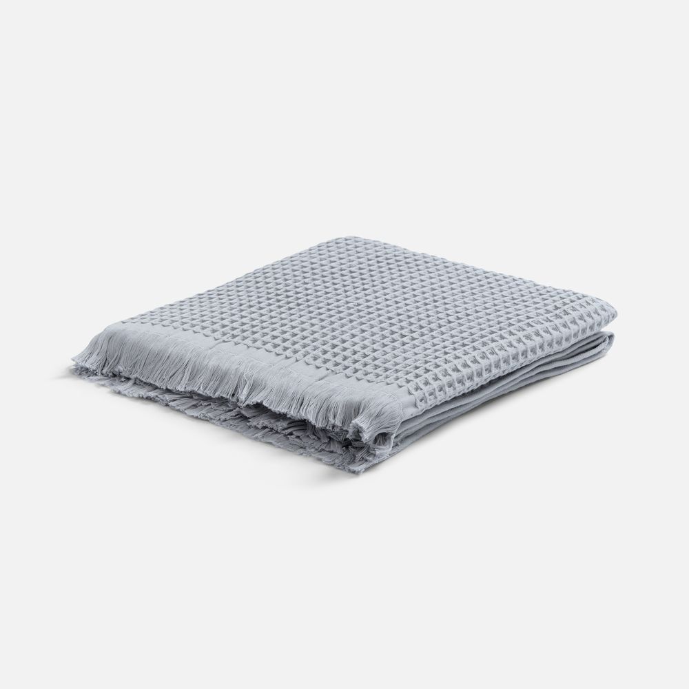 Плед вафельный Elenglect, светло-серый / Миниатюра WWW (1000)