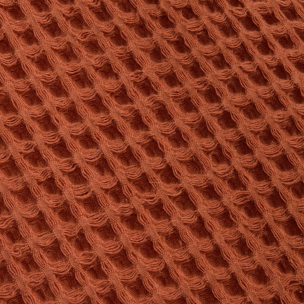 Плед вафельный Elenglect, оранжевый / Миниатюра WWW (1000)