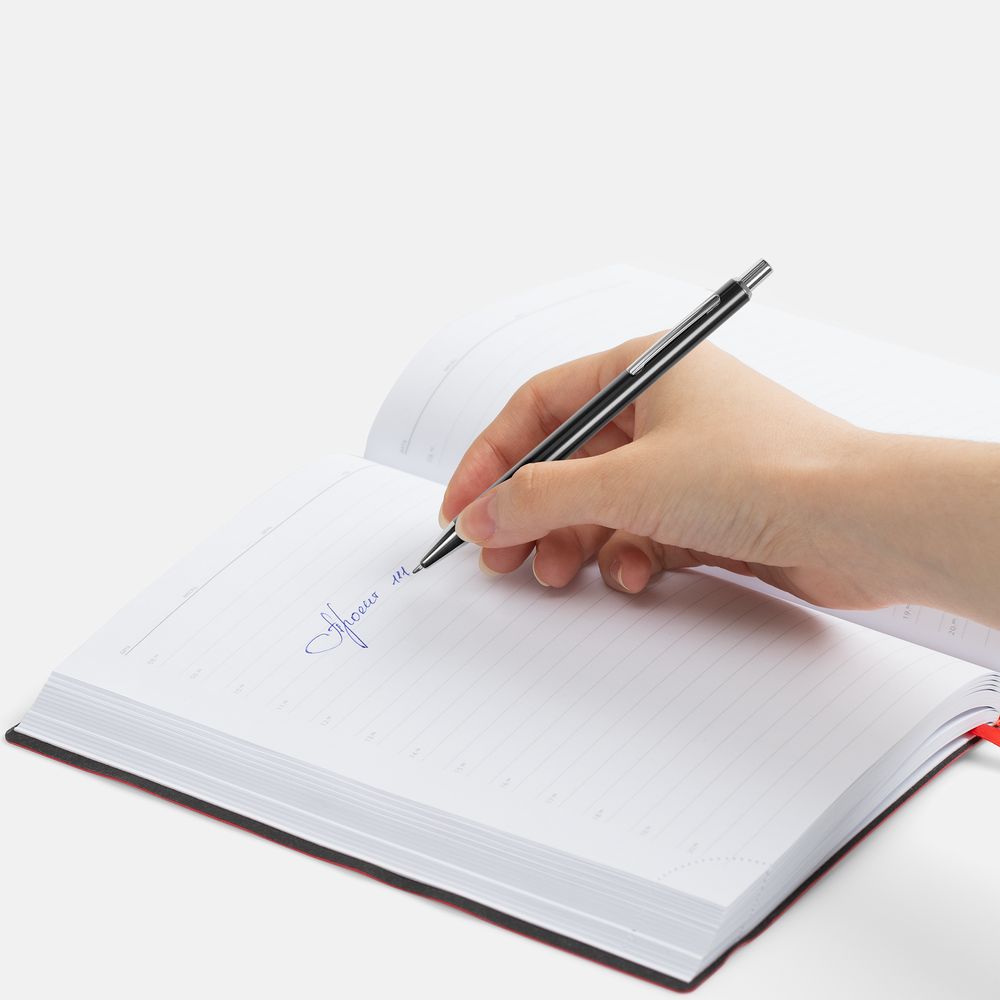 Ручка шариковая Mastermind, черная / Миниатюра WWW (1000)