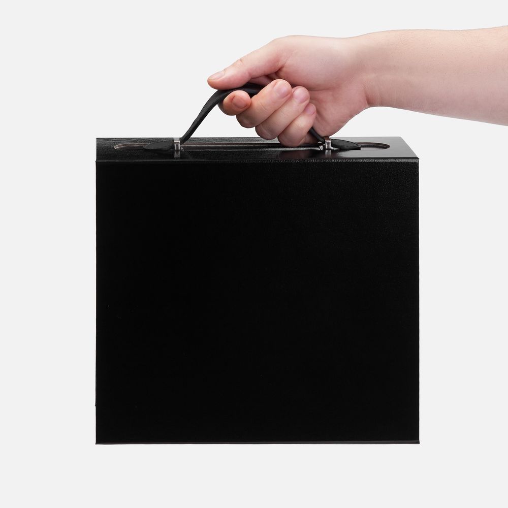 Коробка складная Holdfold, S, черная / Миниатюра WWW (1000)