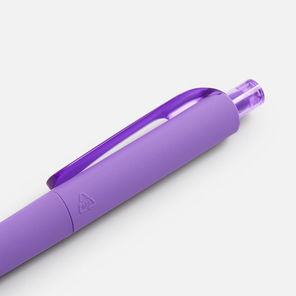 Ручка шариковая Prodir DS8 PRR-T Soft Touch, фиолетовая / Миниатюра WWW (1000)