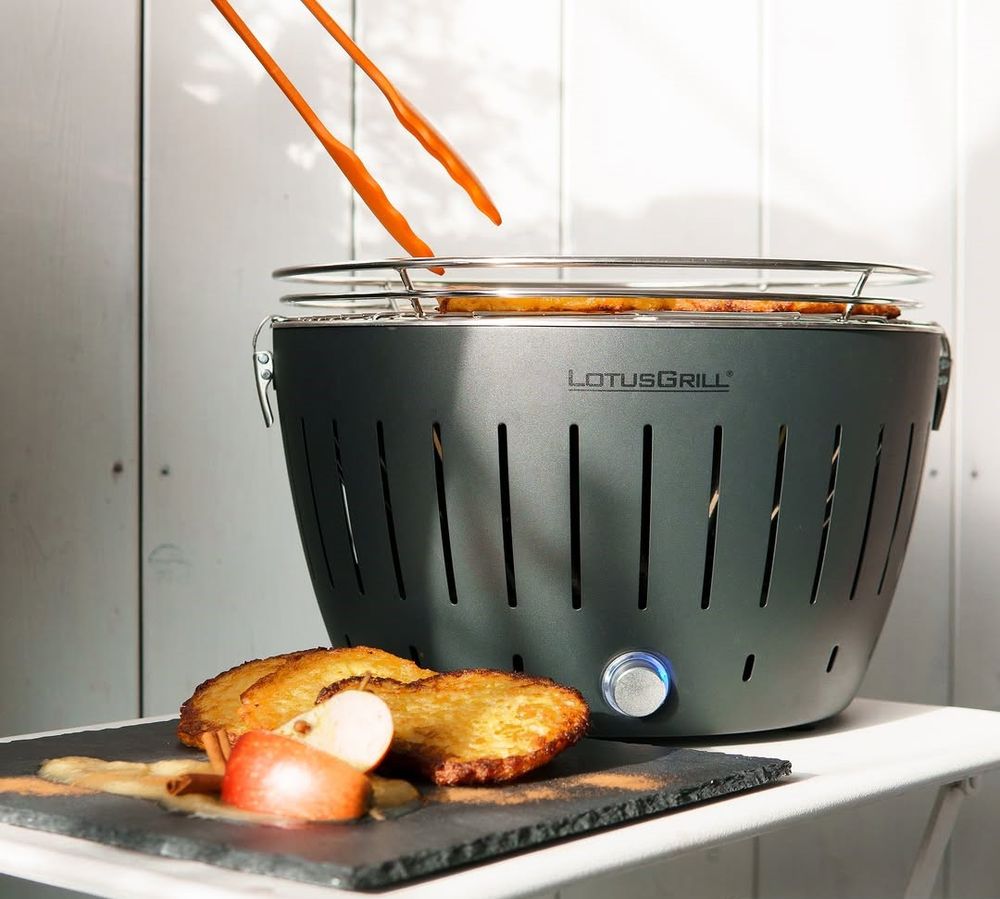 Угольный гриль Lotus Grill Classic, серый (антрацит) / Миниатюра WWW (1000)