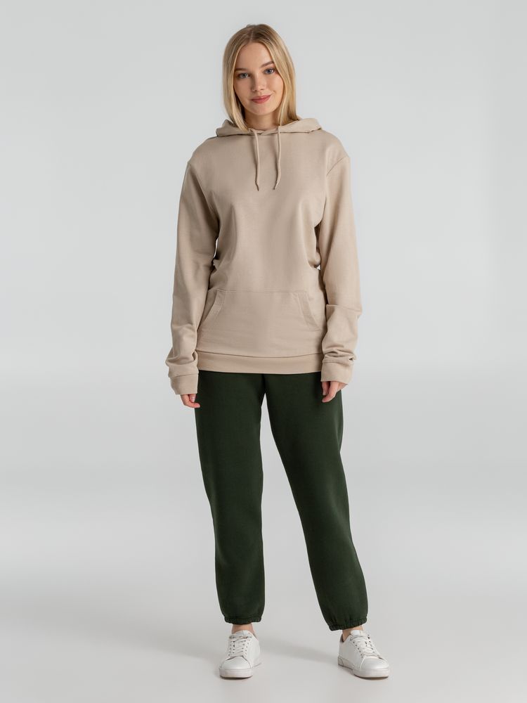 Толстовка с капюшоном унисекс Hoodie, бежевая / Миниатюра WWW (1000)