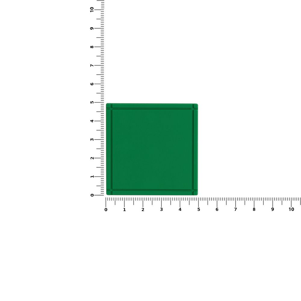 Лейбл из ПВХ Dzeta, L, зеленый / Миниатюра WWW (1000)
