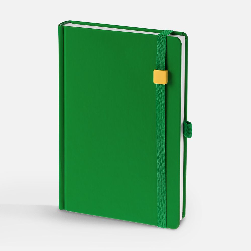 Ежедневник Favor Gold, недатированный, ярко-зеленый / Миниатюра WWW (1000)