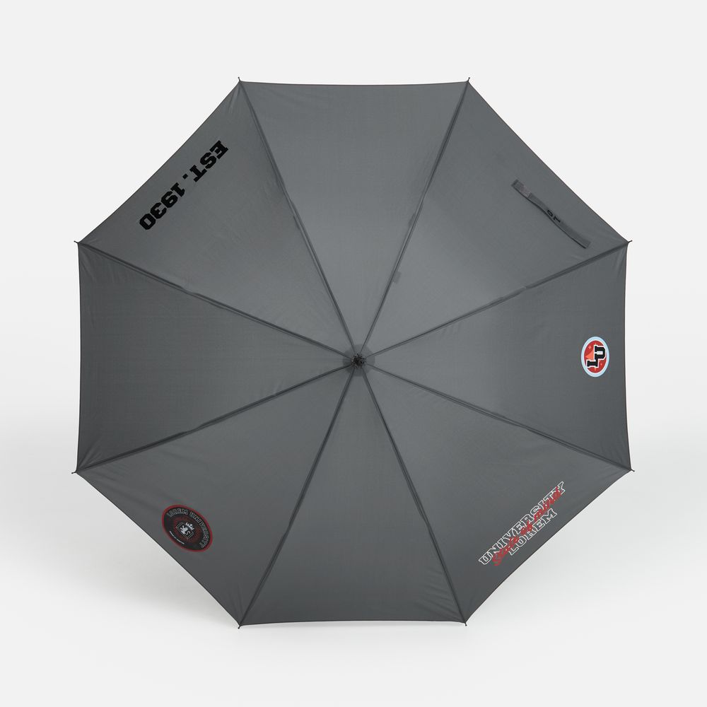 Зонт-трость Rainolla, серый / Миниатюра нанесения (1000)