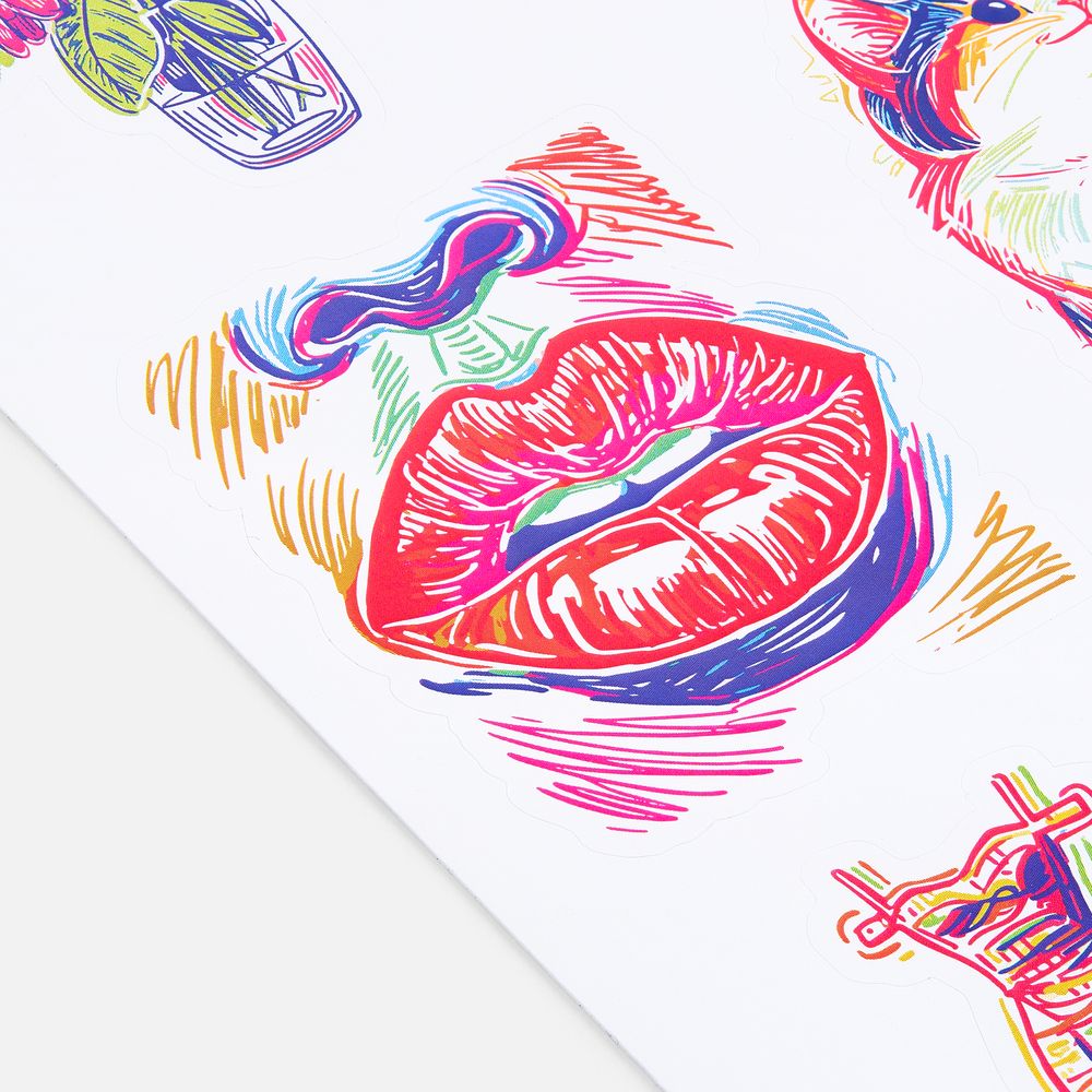 Стикерпак бумажный Thematic, 8 марта / Миниатюра WWW (1000)