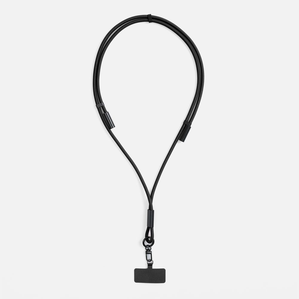 Кабель-ланьярд energyFlex Power Delivery 60 Вт, черный / Миниатюра WWW (1000)